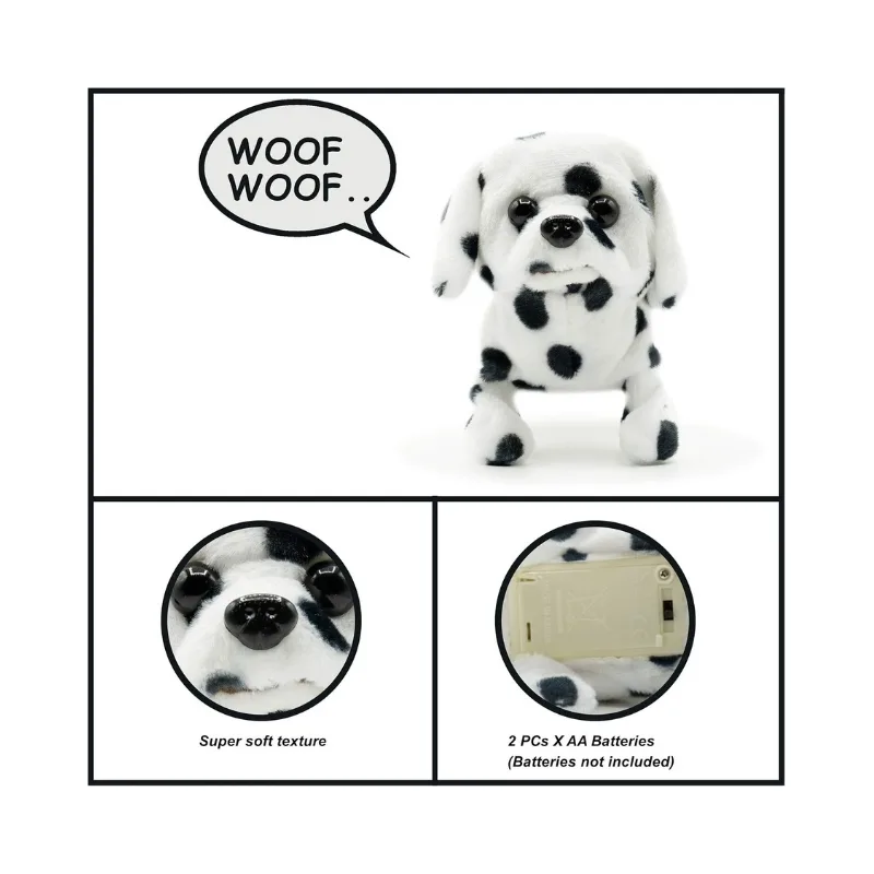 Pugs At Play Walking Pet Spotty Battery Operated - ST-PAP02 - Image 5