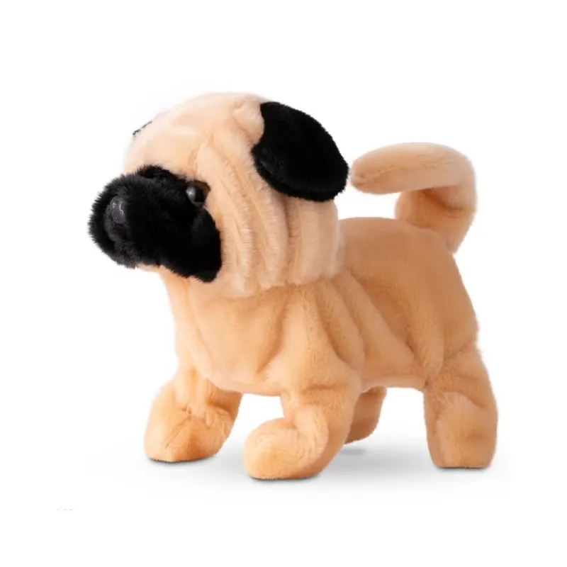 Pugs At Play Walking Pug Battery Operated Interactive Plush Toy - ST-PAP28 - Image 2