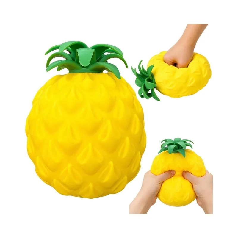 SoftMart: Big Pineapple Scented Slow-Rising Jumbo Squishy Toy - D2871 - Image 2