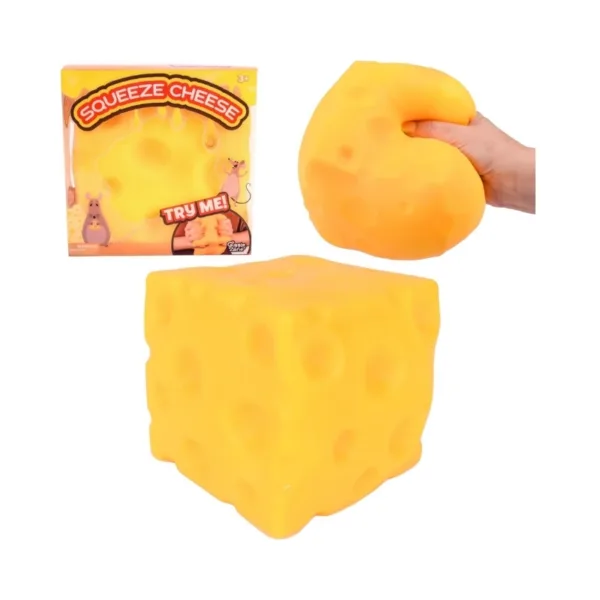 SoftMart: Squeeze Cheese Slow-Rising Jumbo Squishy Toy – D2881