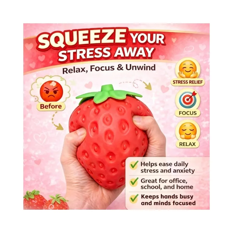 SoftMart: Strawberry Scented Slow-Rising Jumbo Squishy Toy - D2868 - Image 2