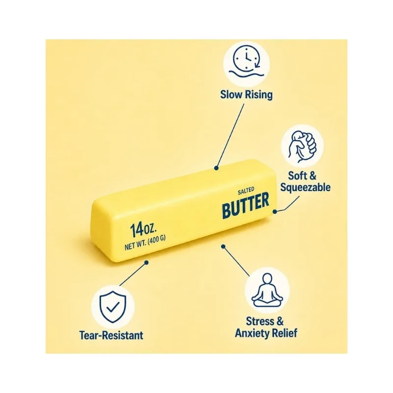 Squish Mart Butter Squishy PU 14 OZ Large Slow Rising - SQUISH-9442 - Image 3