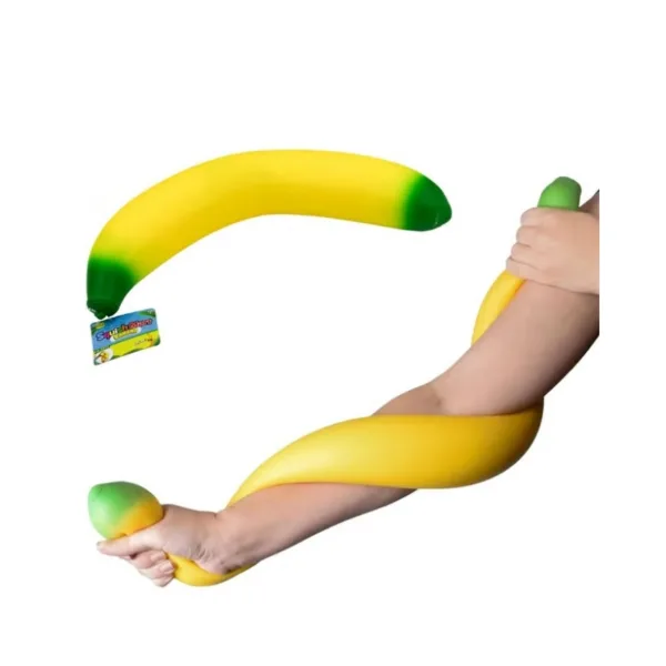 Squish Mart Giant Banana Squishy TPR – SQUISH-9426