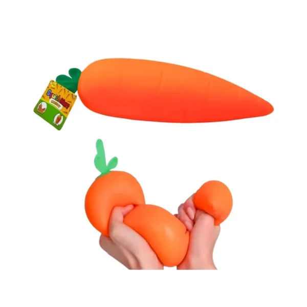 Squish Mart Giant Carrot Squishy TPR – SQUISH-9427