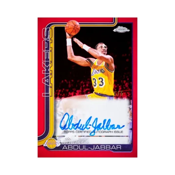 Topps Chrome 2025-26 Updates Basketball Box (7 Packs)