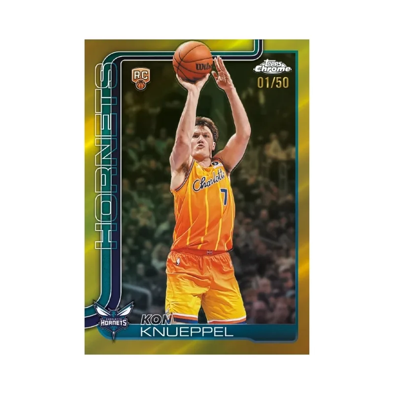 Topps Chrome 2025-26 Updates Basketball Box (7 Packs) - Image 3