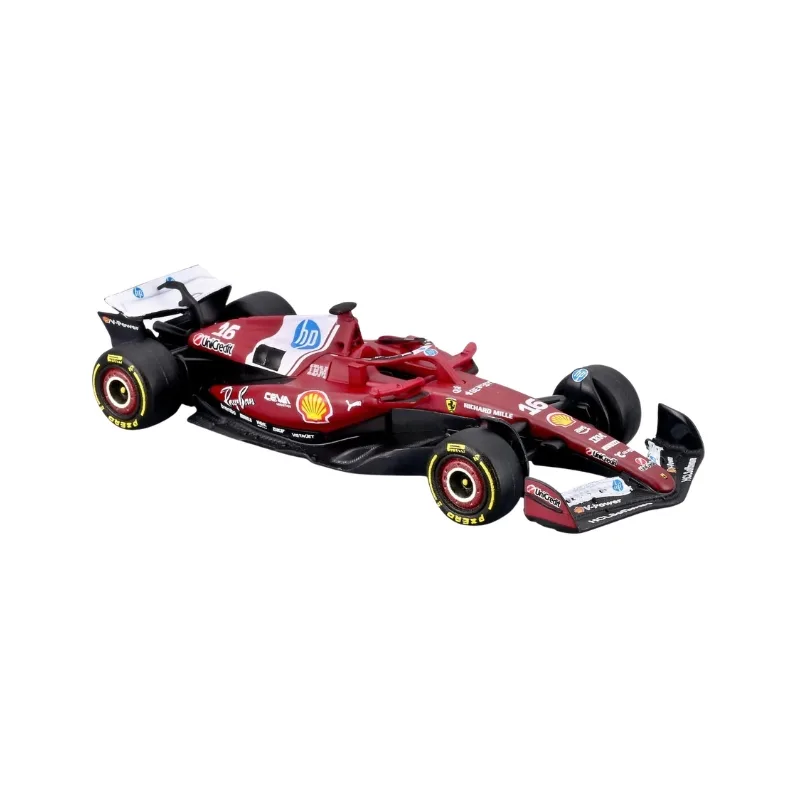 Bburago 1:64 Scuderia Ferrari SF-25 #16 Charles Leclerc F1 Model Car - 18-56801 (#16) - Image 4