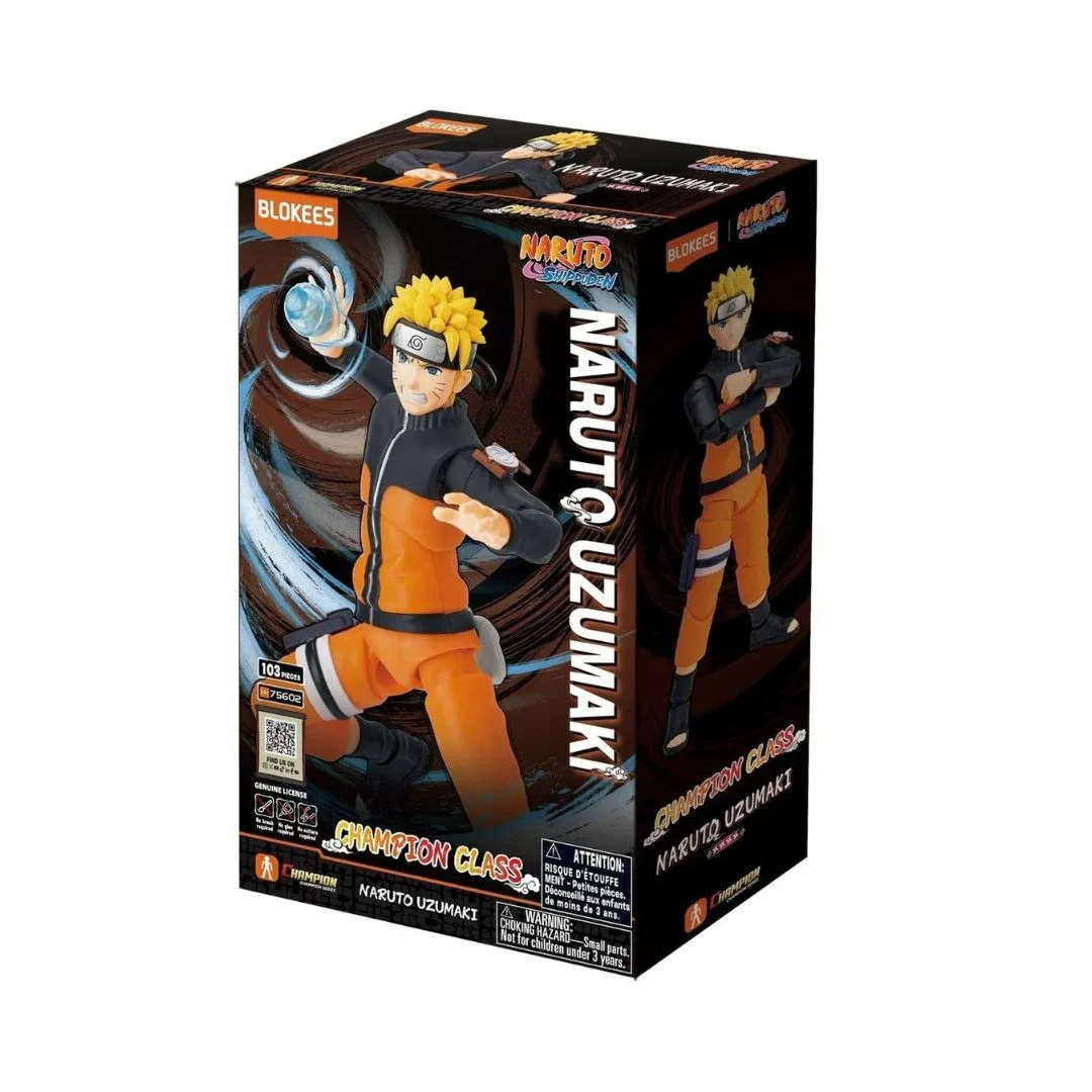 Blokees Naruto Uzumaki Model Kit Buildable Poseable Figure - 75602 - Image 8
