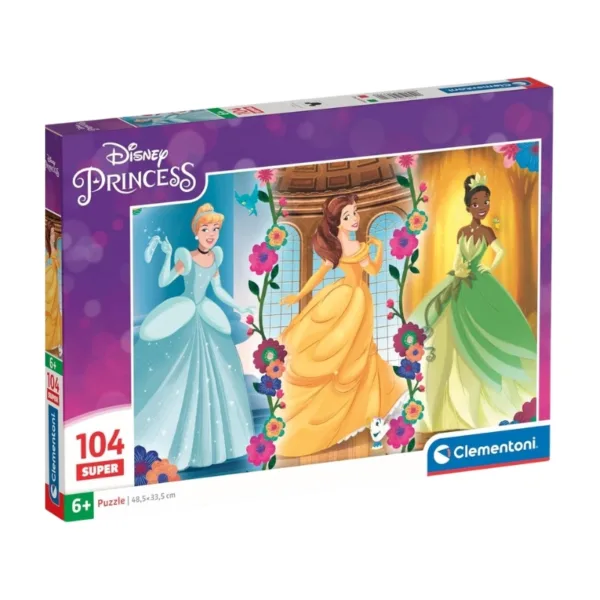 Clementoni Disney Princess Supercolor Jigsaw Puzzle 104 Pieces – 25772