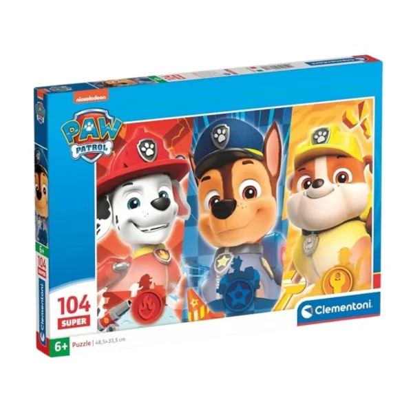 Clementoni Puzzle Paw Patrol Heroes 104 Pieces Jigsaw Puzzle – 25780