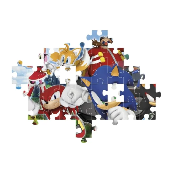 Clementoni Sonic Supercolor Jigsaw Puzzle 104 Pieces – 27159