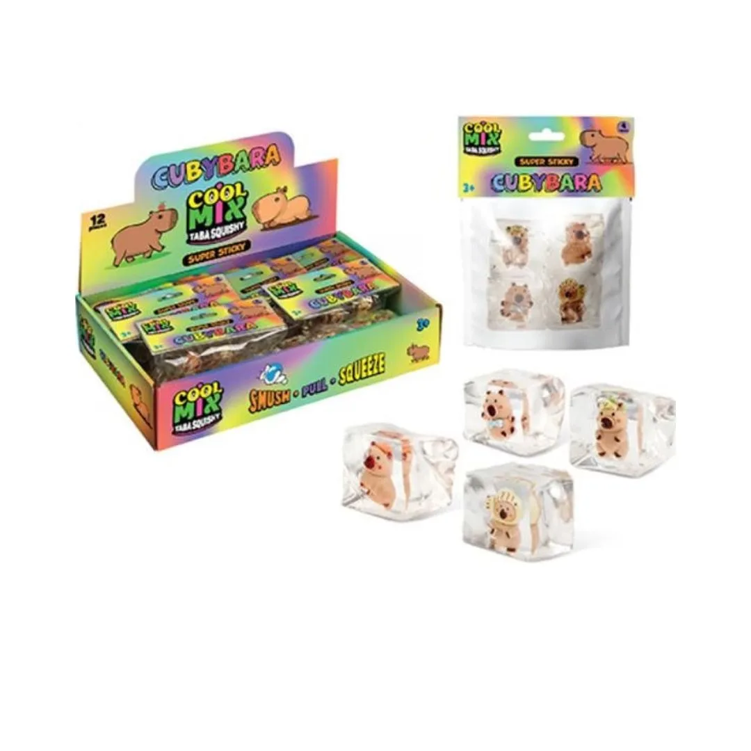 Cool Mix: Capibara Cubybara Set of 4pcs Toy Set - AS-T26409 - Image 4