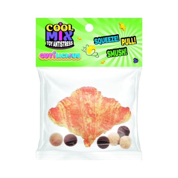 Cool Mix: Cutilicious So Real Croissant Squishy Toy 9.5 cm Random 1pc – AS-T26188