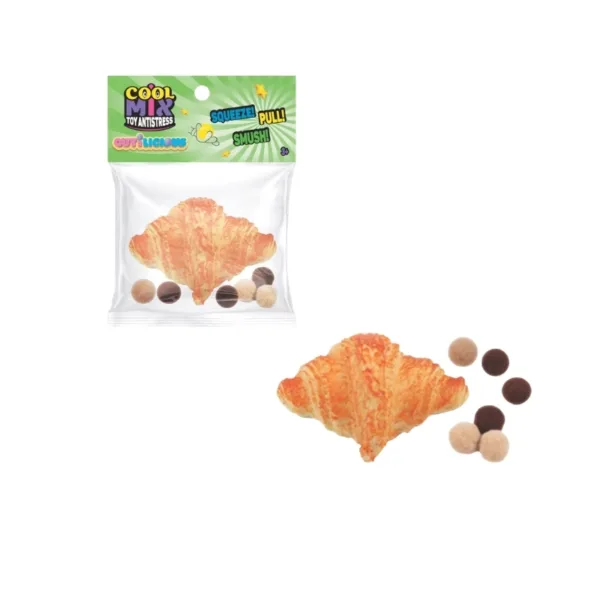 Cool Mix: Cutilicious So Real Croissant Squishy Toy 9.5 cm Random 1pc – AS-T26188