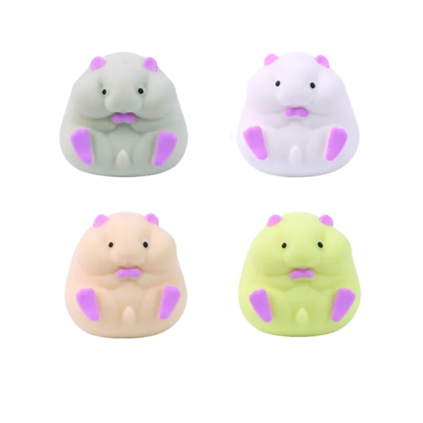 Cool Mix: Squishy Hamster Stress Relief Toy Assorted 1pc – AS-T26359