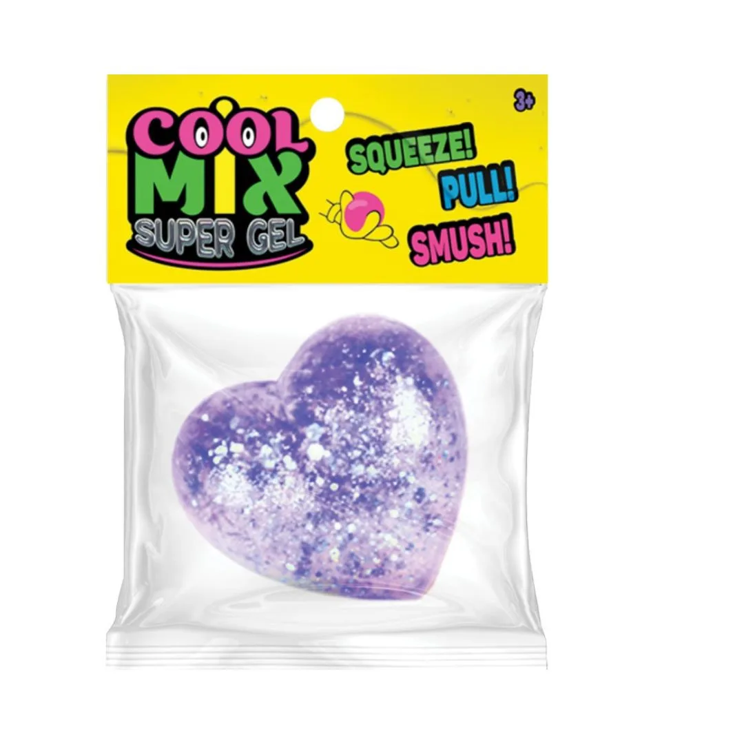Cool Mix: Super Gel Shiny Heart 6cm Random 1pc - AS-T26067 - Image 3