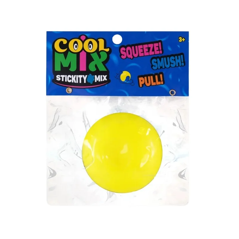 Cool Mix: Stickity Mix Ball 10cm Assorted Sticky Squishy Fidget Toy - AS-T25995 - Image 3
