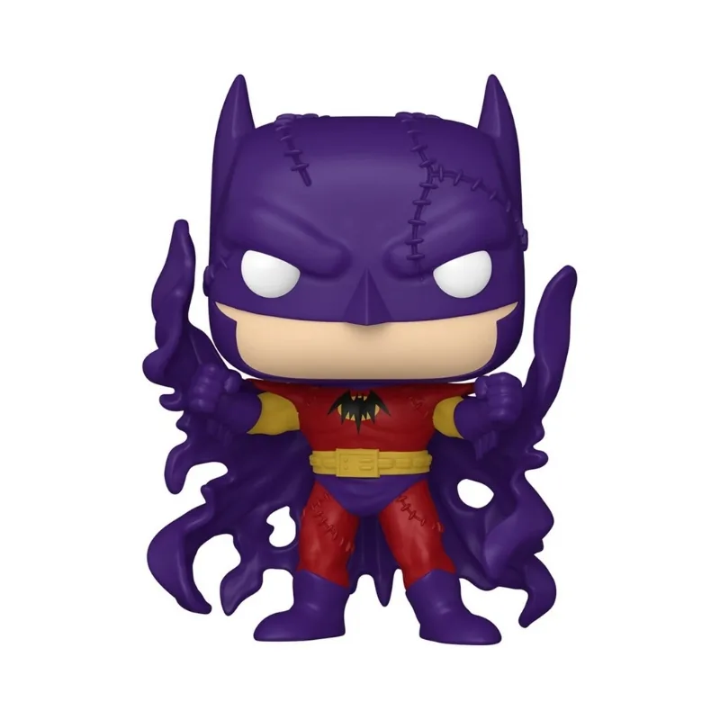 . Funko Pop! figure of Batman Zur En Arrh, featuring a colorful design and iconic cape, representing the DC superhero