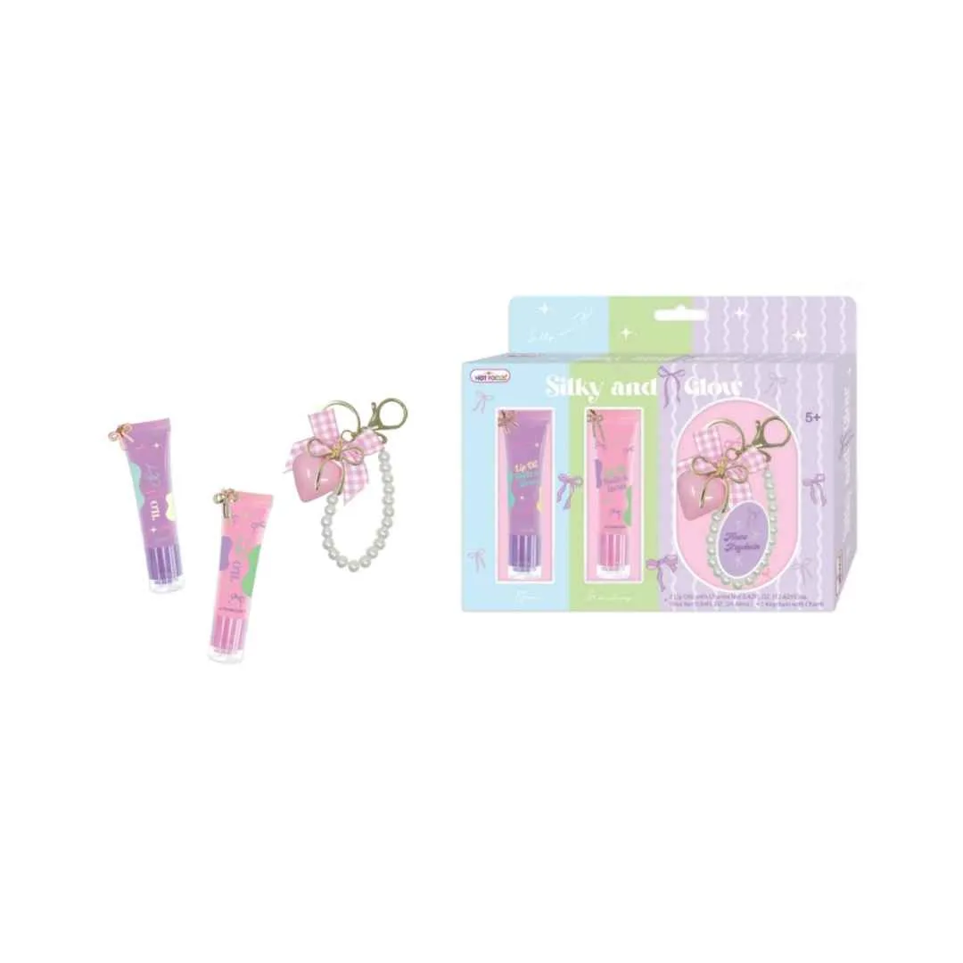 Hot Focus: Silky and Glow Lip Oil With Keychain Set - 102BT - Image 3
