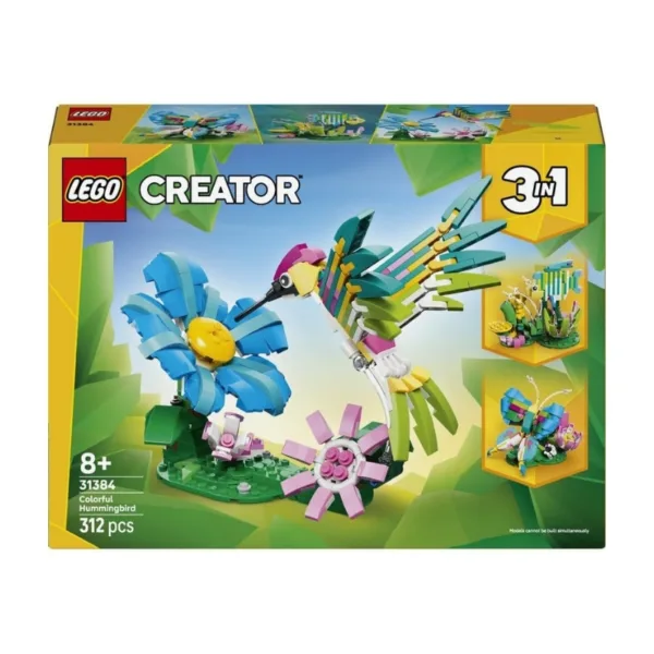 LEGO Creator 31384 3in1 Wild Animals: Colourful Hummingbird – 65855 58