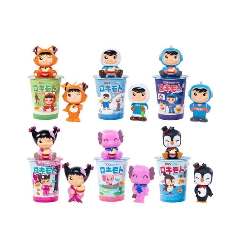 Rokimoto: Wave 1 Ramen Cup Mystery Vinyl Figure (1 Figure Inside) R-0015-MC - Image 2