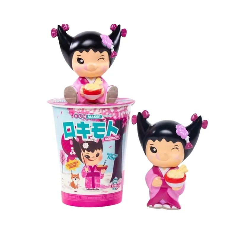 Vinyl figure of Rokimoto from Wave 1, featuring a ramen cup design in a single pack.