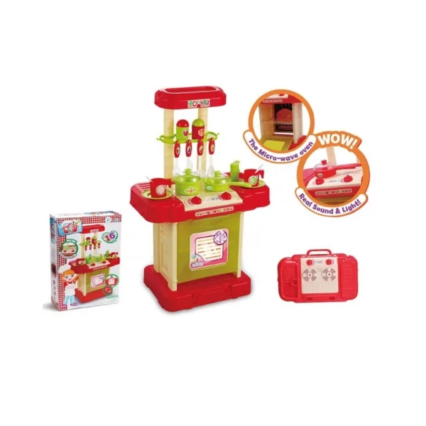 SFL: My First Cooking Kit Playset with Microwave & 14-Piece Accessories – 16688B