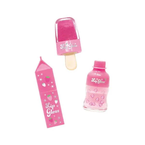 Hot Focus: Strawberry Liplicious Lip Gloss 3pcs – 091SB