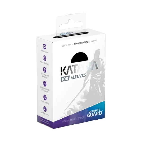 Ultimate Guard Katana Sleeves Standard Size (100) Black – UGD010112